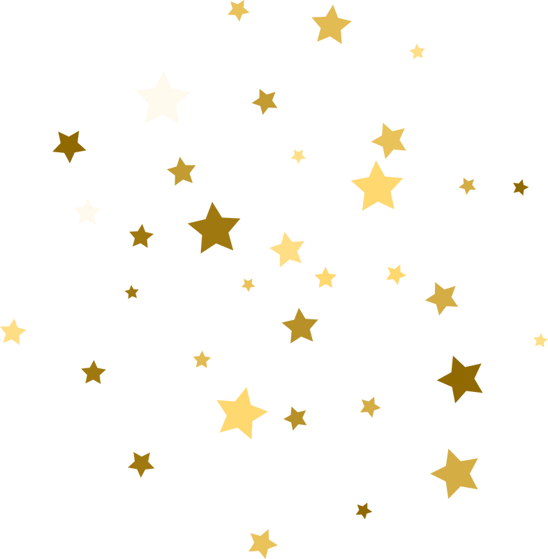 Gold Star Confetti